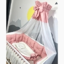 Lenjerie Patut Bebe Copii Bella Roz